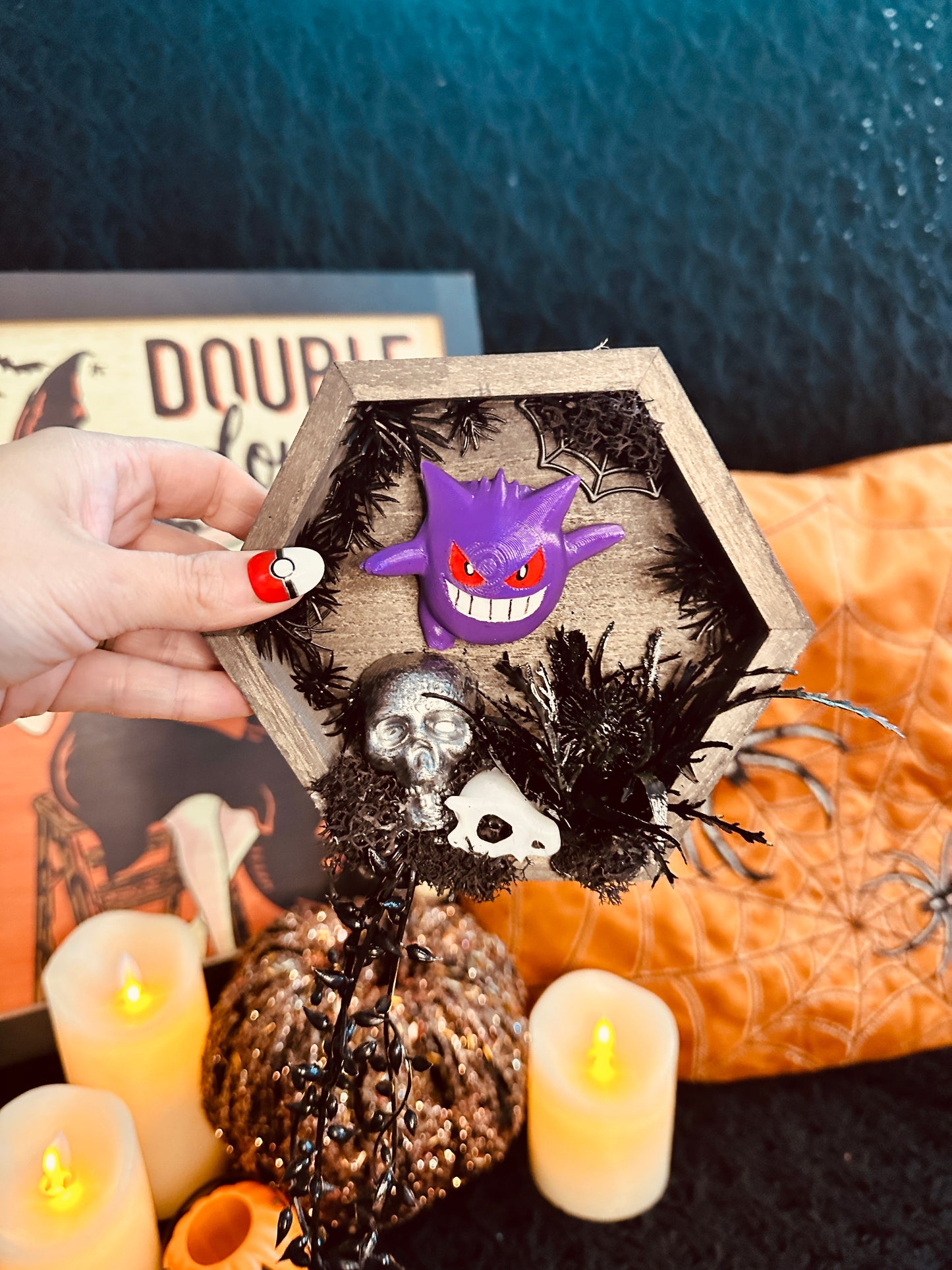 Hangable Spooky Hexagon Terrariums