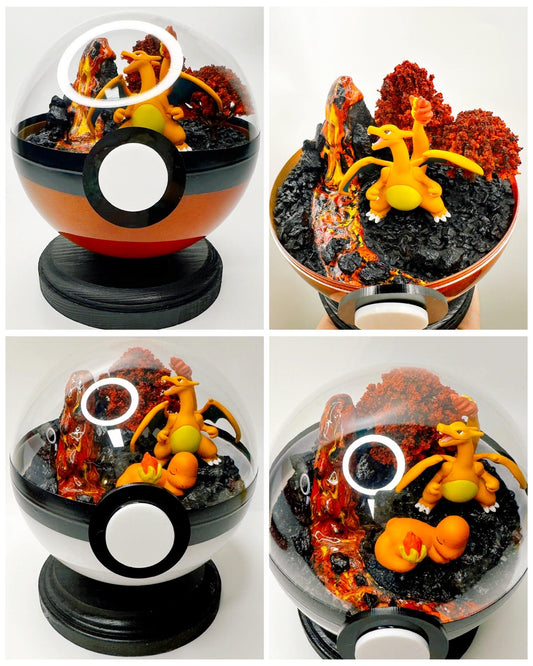 Flowing Lava Volcano Terrarium