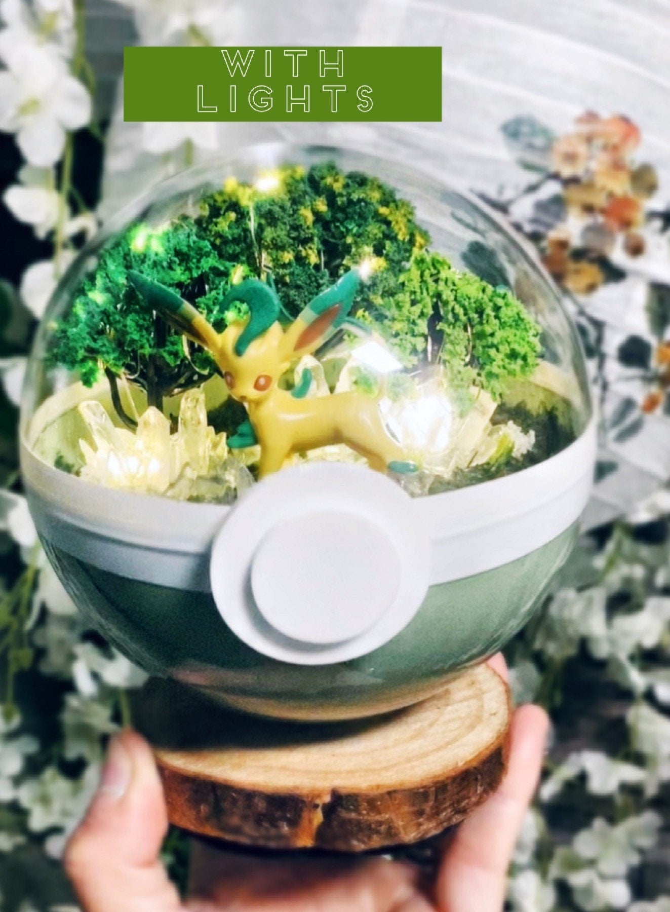 Custom Pokémon Terrarium Crystal Forest