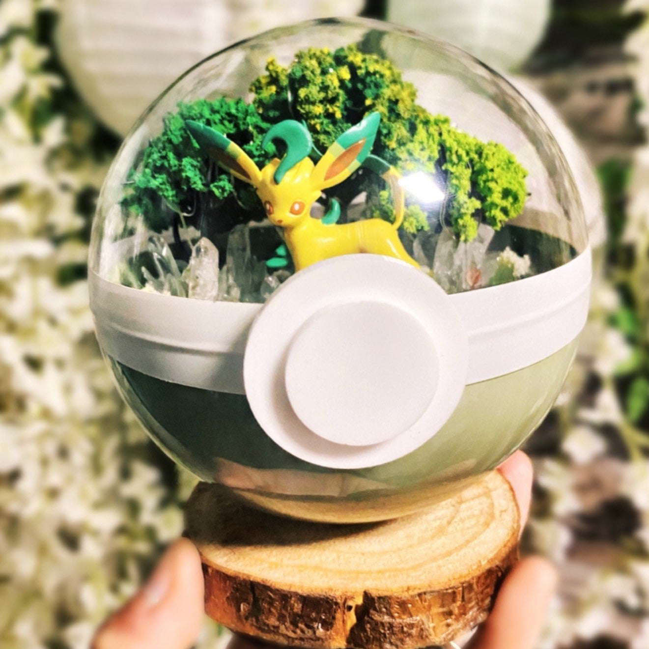 Custom Pokémon Terrarium Crystal Forest